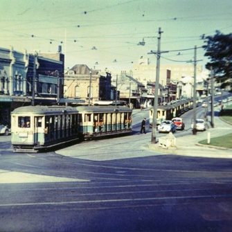 Oxford street trams 1940s History & Theory of the Built Environment Research Cluster