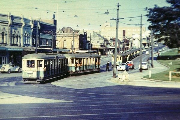 Oxford street trams 1940s