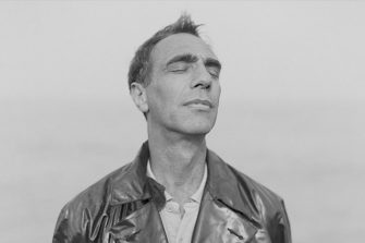 Headshot of Derek Jarman. 