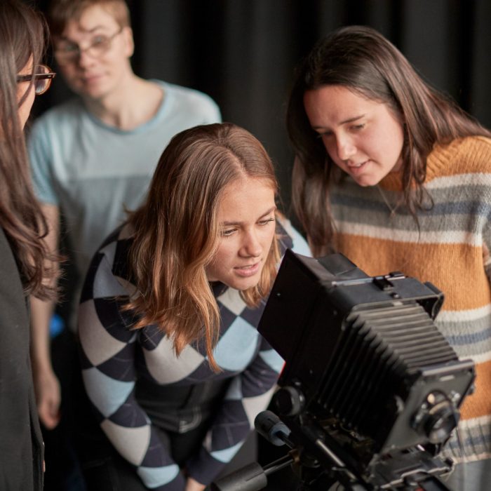 Students in Photography class