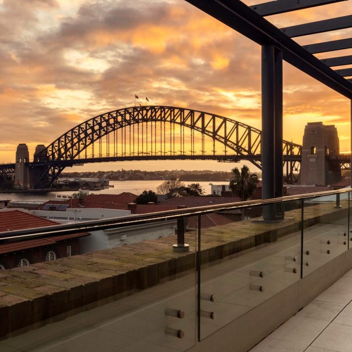 Sydney Harbour Bridge sunset