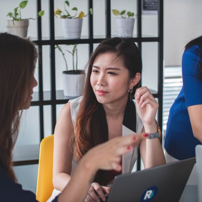 Women chatting