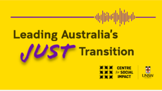 Leading Australia's Just Transition podcast