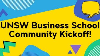 UNSW Business School Community Kickoff banner