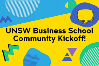 UNSW Business School Community Kickoff event graphic