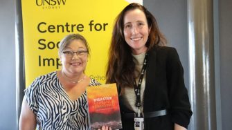 Photo of Vicki Mullen, Senior Consultant at Finity, and Professor Paula Jarzabkowski from UQ