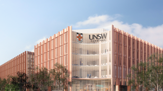 Rendered image of UNSW Canberra City Stage 1
