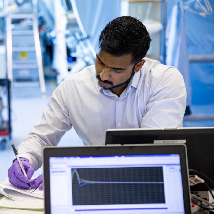 UNSW Canberra Space team conducting heat cycle testing of the engineering model of the M2 satelite at Mount Stromlo.Clint Therakam