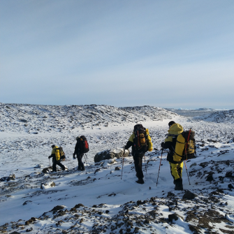 UNSW researchers in the mountains