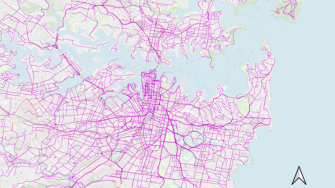 Cycling Six Cities Region Network Zoomed 