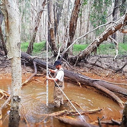 Environmental engineering combines the resources of groups within the Water Research Laboratory to provide an integrated assessment of environmental impacts.