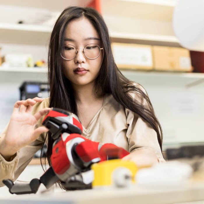 Computer Science Student working on Robot dog