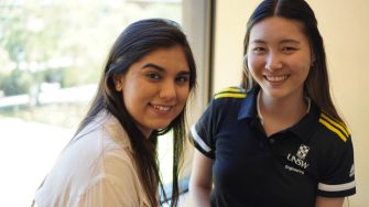 Two WIE student ambassadors from 2021