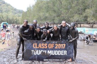 Class of 2017 Tough Mudder team from UNSW's Fundamental Quantum Technologies Laboratory