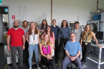Group photo of Fundamental Quantum Technologies Laboratory team