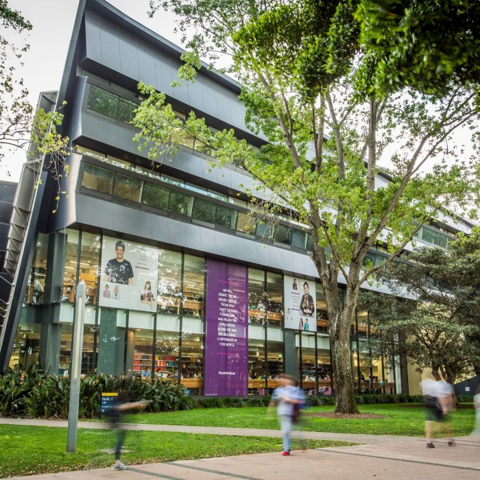 Exterior shot of the Law and Justice Building, Kensington, UNSW.