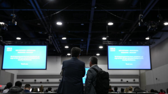 Participants at the 4th International Negotiating Committee (INC-4) in Ottawa, Canada..