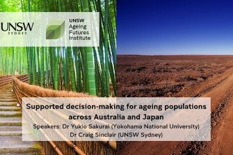supported decision making for ageing populations across Australia and Japan