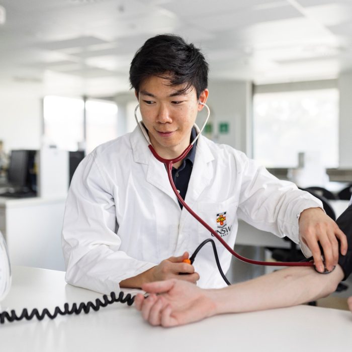 Students learning in the Medicine & Health facilities at the UNSW Kensington campus