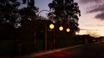 Sequence of six lighting sculptures with shifting composition of colour, light and shadow.