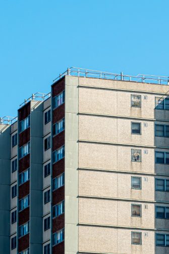 A public housing building in Melbourne