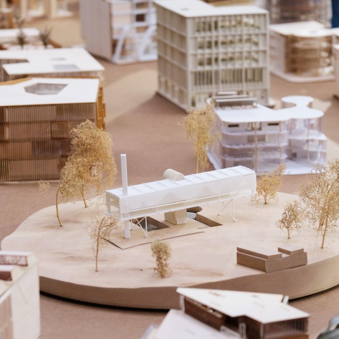 Architectural model designed by a student