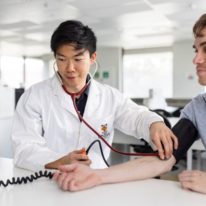 Students learning in the Medicine & Health facilities at the UNSW Kensington campus