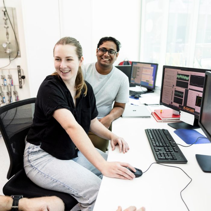 Students learning in the Science facilities at the UNSW Kensington campus