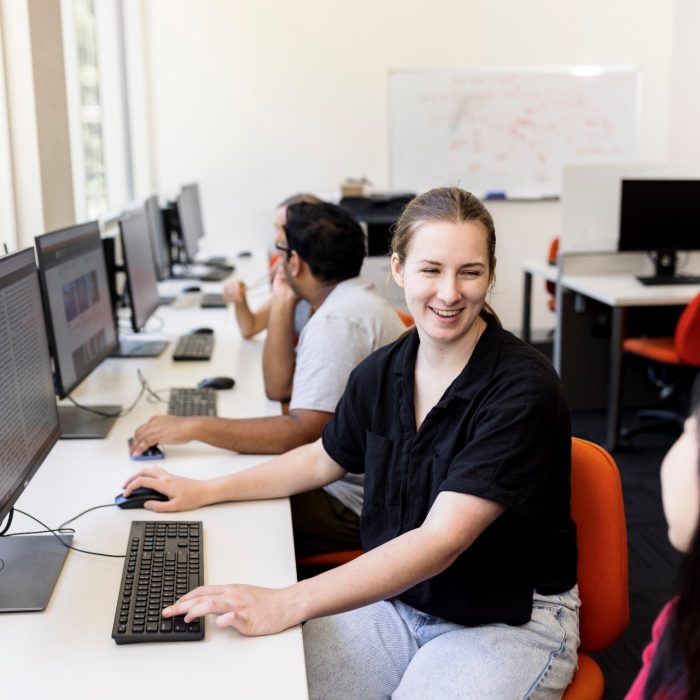 Students learning in the Science facilities at the UNSW Kensington campus