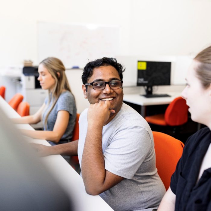 Students learning in the Science facilities at the UNSW Kensington campus