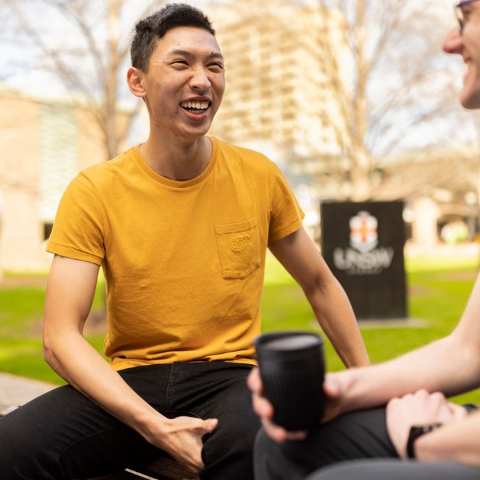 Students gathering at UNSW Sydney Kensington campus