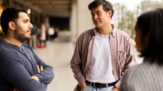 Students at UNSW Sydney Kensington campus