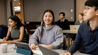 Students at UNSW Sydney Kensington campus