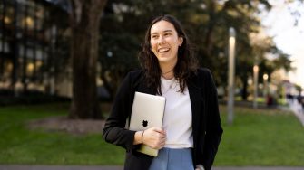 UNSW Law & Justice students on campus