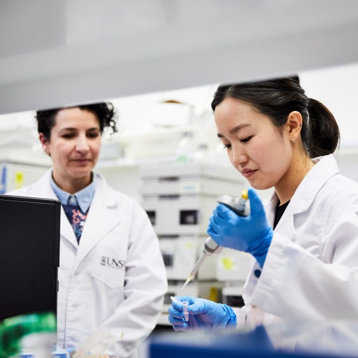 MSI staff at work with laboratory equipment and techniques