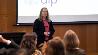 Sue Coppersmith gives the Women in Physics lecture at UNSW, 2024