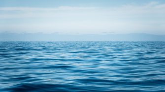 blue ocean with waves near Tenerife