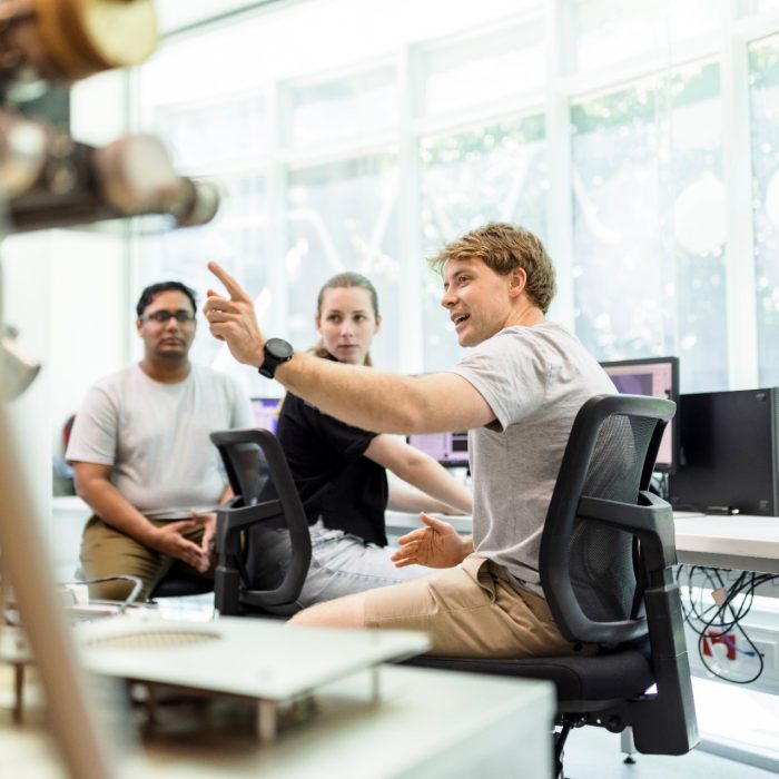 Students learning in the Science facilities at the UNSW Kensington campus