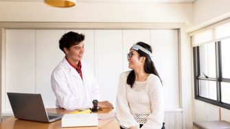 Students learning in the Science facilities at the UNSW Kensington campus