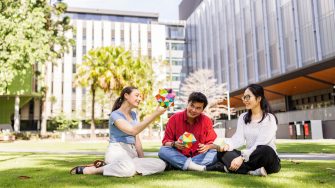 Students learning in the Science facilities at the UNSW Kensington campus