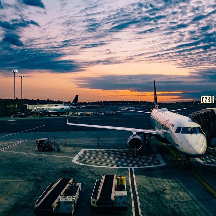 Aeroplane at airport