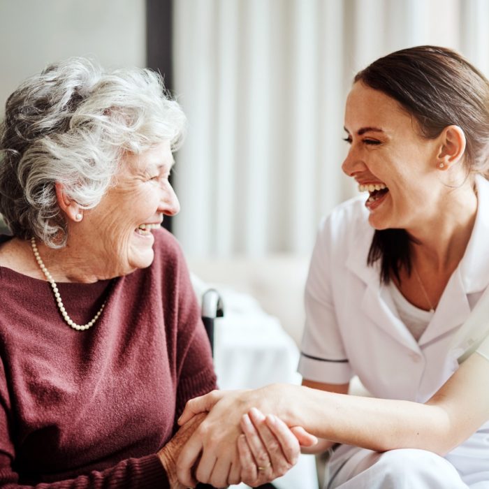 Cropped shot of seniors enjoying life in a retirement home