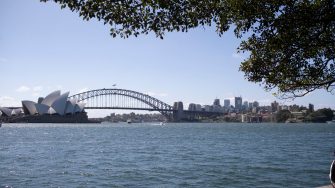 Sydney harbour bridge and opera house