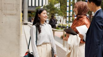 group of students in the UNSW campus