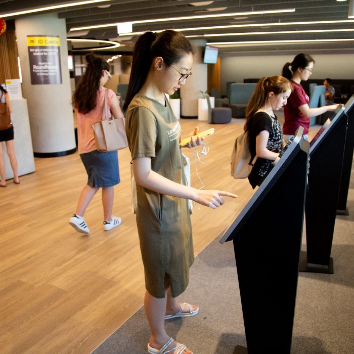 Photograph of the interior of thenucleus student hubl building located on the UNSW Kensington campus