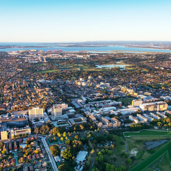 Aerial photograph of UNSW Kensington campus.