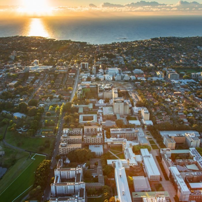 Aerial photograph of UNSW Kensington campus.