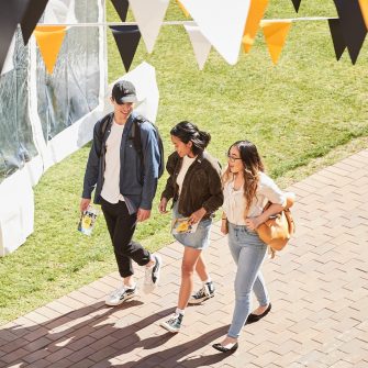 Happy students at Open day
