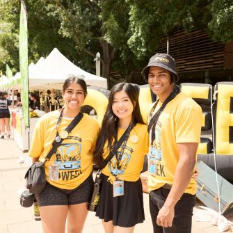 Students at UNSW Kensington Orientation week 2023