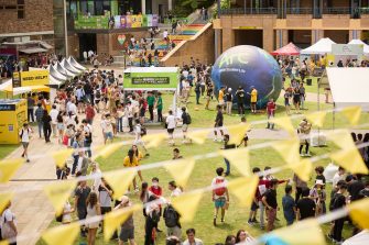 Students at UNSW Kensington Orientation week 2023